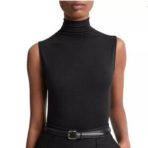 ✨NWT Vince Sleeveless Turtleneck, Black, Size XL